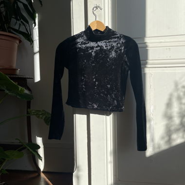 Maglione in velluto