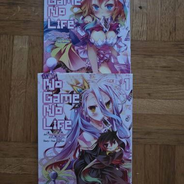 No Game No Life volumes 1 and 2