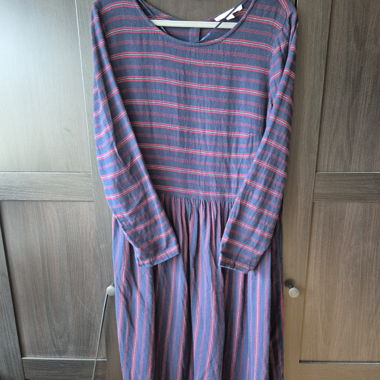 Robe Esprit bleu-rose à rayures