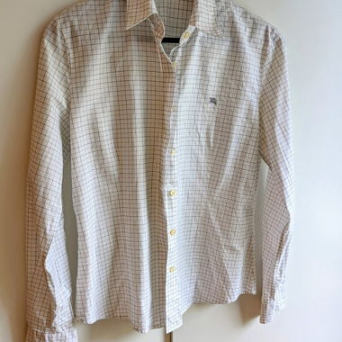 Chemise à manches longues à carreaux