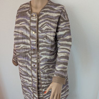 Cappotto corto leggermente imbottito reversibile / c’est Paris