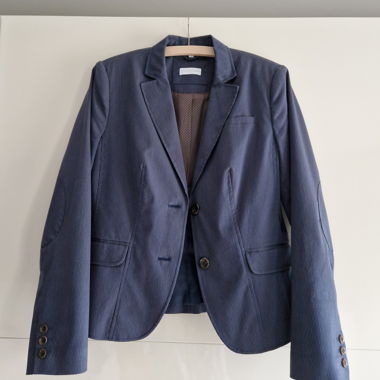 taillierter Blazer, dunkelblau