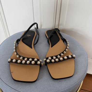 Sandales avec perles