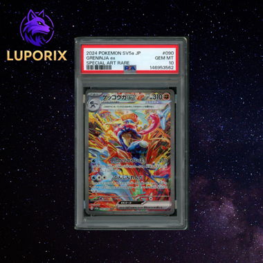 Carta Pokémon PSA 10 Greninja EX 090/066 SAR