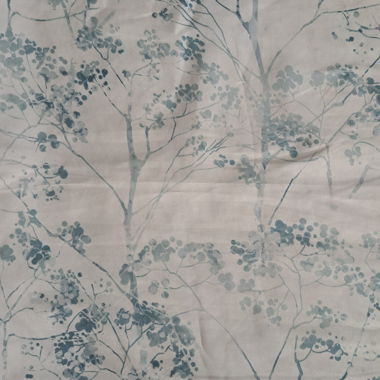 3teiliger Bettanzug mit hellblauem Blumen-Print