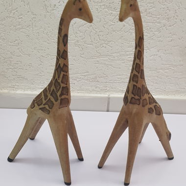 Decorazioni "Coppia di giraffe"