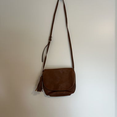 Sac bandoulière brun