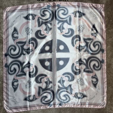 Vintage-Schal GALIMARD 88x90 cm