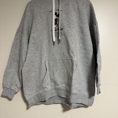 Grey Mickey Mouse Hoodie