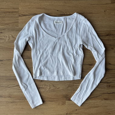 Even&Odd Longsleeve - blanc - env. taille S