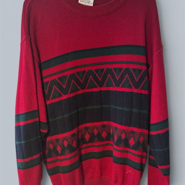 Maglione vintage rosso