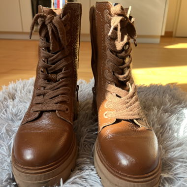 Tommy Hilfiger Damen Schnürboots braun Gr. 36