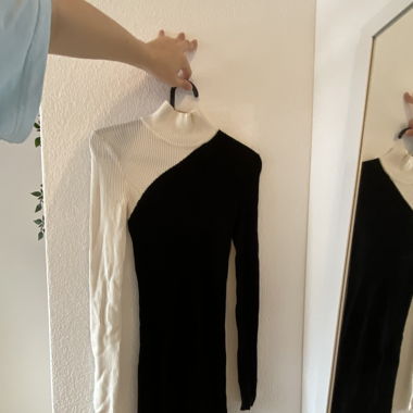 schwarz-weiss kleid