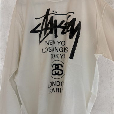 Stussy Word Tour long sleeve T-shirt