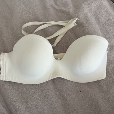 Weißes Bandeau-Oberteil