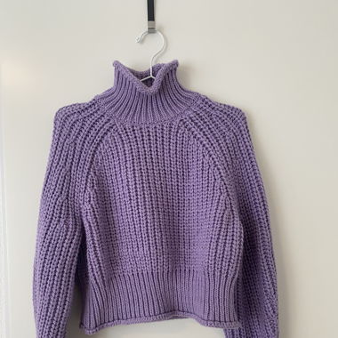 Winter Pullover  /Turle neck/ Lila / Violett