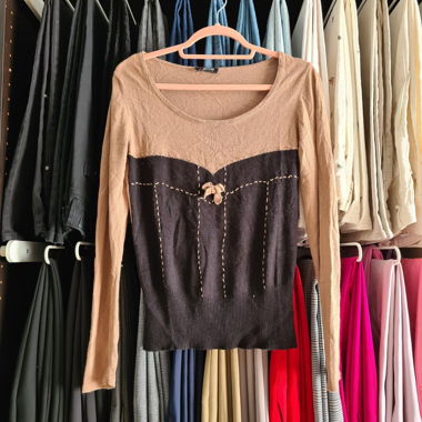 Pull effet corset Morgan