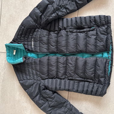 Craft Down Jacket black/turquoise