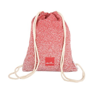 Red Doodah Drawstring Bag