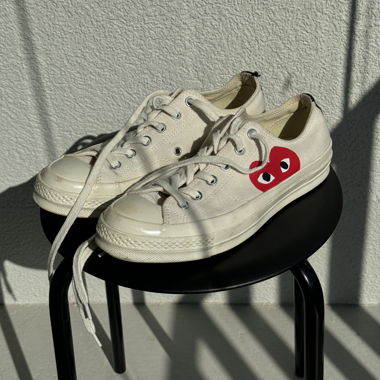 comme des garçons play x converse