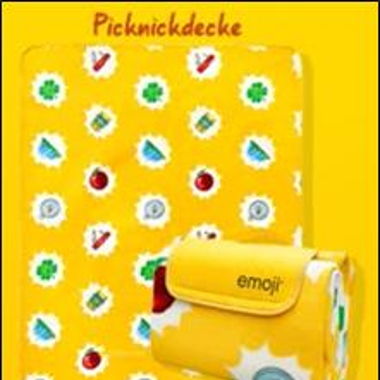 2019 Coop Emoji Sommer 2019 Picknick Decke Badi