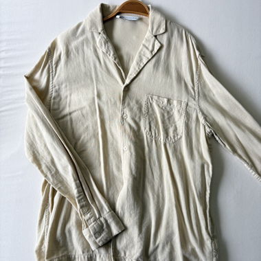 Beige button-up shirt