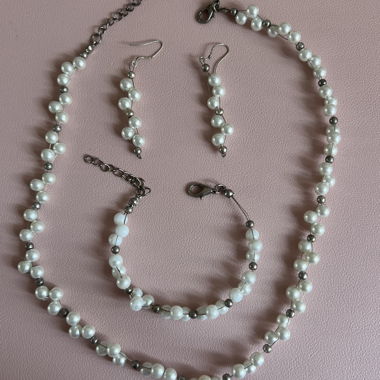 Ensemble de bijoux en argent