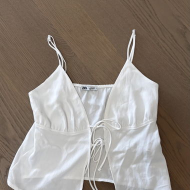 Zara knotted top