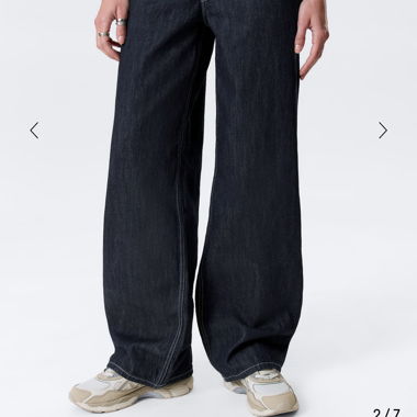 Weekday Ample Low Loose Jeans blau
