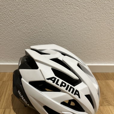Alpina Velohelm weiss