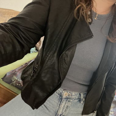 Lederjacke