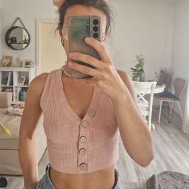Crop Top Rosa