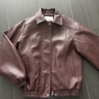 Veste en faux cuir The Frankie Shop S