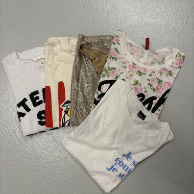 Pacco da 5 T-shirt con stampe Taglia L/XL H&M