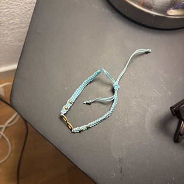 Blue Cord Bracelet