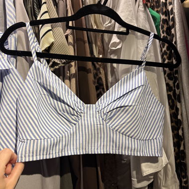 Striped Oversized Shirt with Shorts and Top