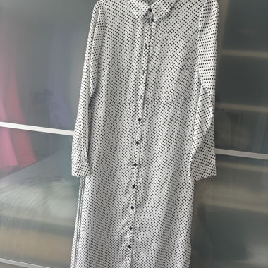 Robe-chemise à pois VILA
