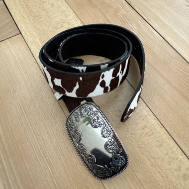 Cintura Zara con stampa cow-print