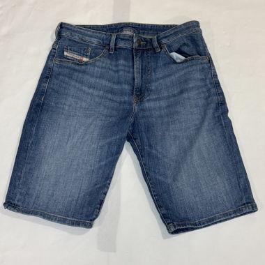 Short en jean Diesel bleu