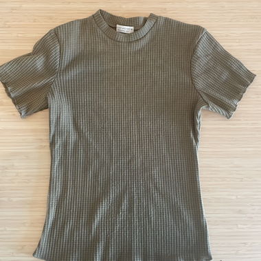 Waffle woven top by Paper Crane