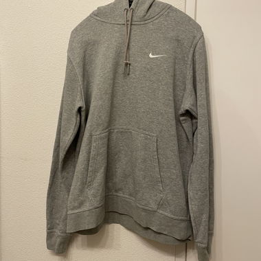 grey Nike hoodie