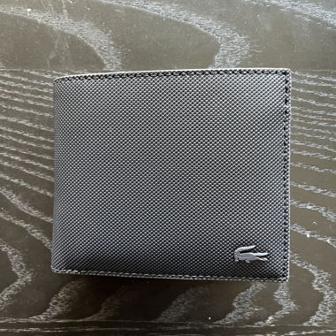 Portafoglio Lacoste nero