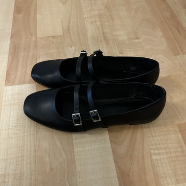 Bershka Ballerinas schwarz Grösse 38