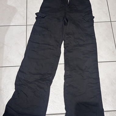 Black cargo pants