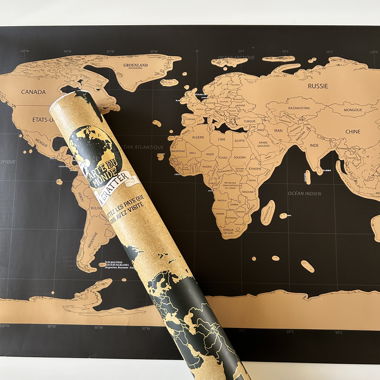 Carte du Monde à Gratter