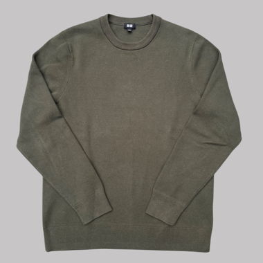 Uniqlo Pullover (Olivgrün)