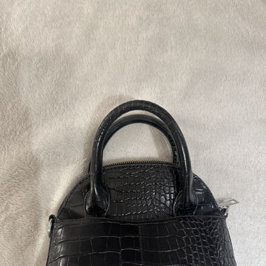 schwarze Mini Handtasche