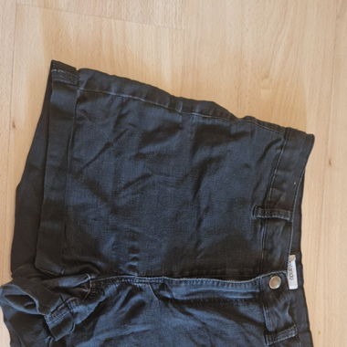 Black Denim Shorts