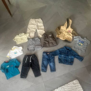 Boys bundle / 11 outfits / size 74 cm