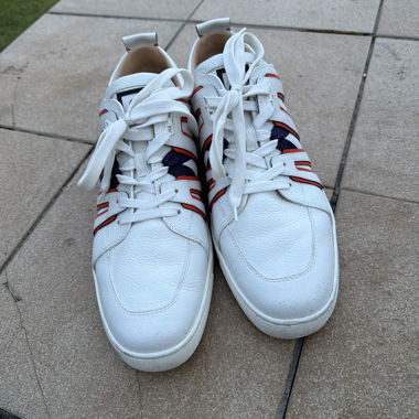Sneakers bianche in pelle Christian Louboutin